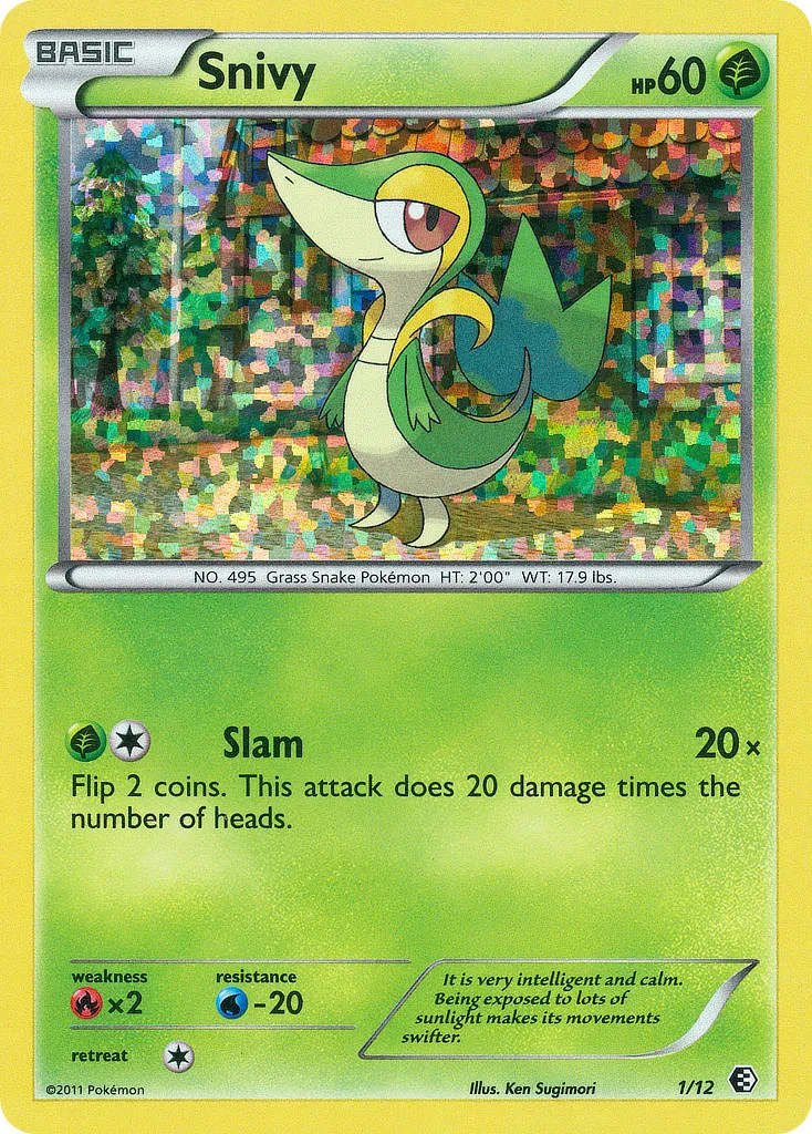 Snivy 1/12 McDonald's Collection 2011