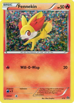 Fennekin 3 McDonald's Collection 2016