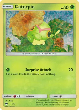 Caterpie 1 McDonald's Collection 2019