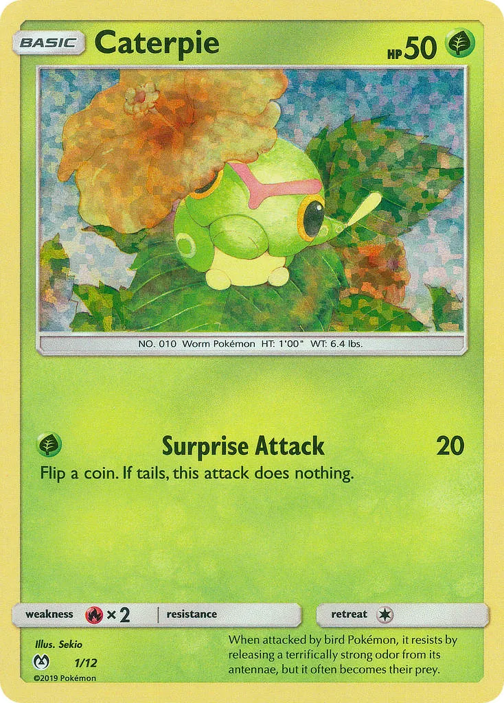Caterpie 1/12 McDonald's Collection 2019