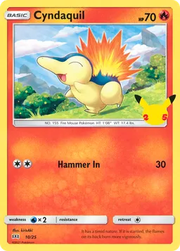 Cyndaquil 10 McDonald's Collection 2021