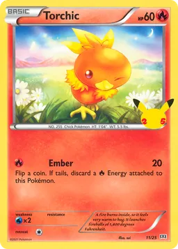 Torchic 11 McDonald's Collection 2021