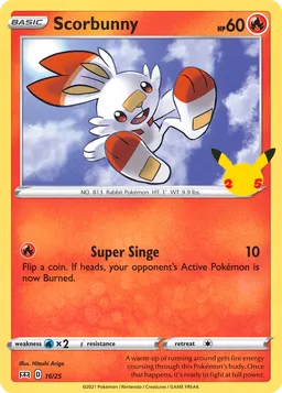 Scorbunny 16 McDonald's Collection 2021