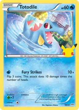 Totodile 18 McDonald's Collection 2021
