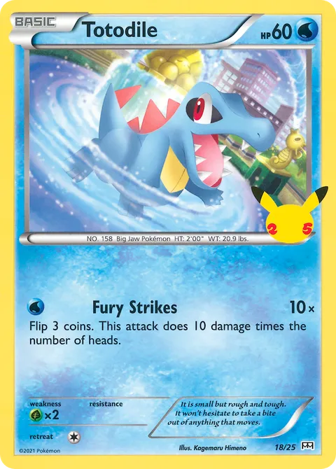 Totodile 18/25