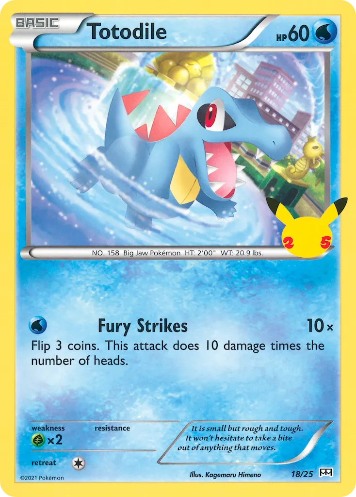 Totodile 18/25 McDonald's Collection 2021