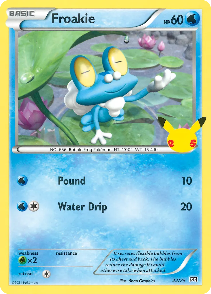 Froakie 22/25 McDonald's Collection 2021