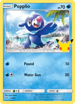 Popplio 23 McDonald's Collection 2021