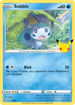 Sobble 24 McDonald's Collection 2021