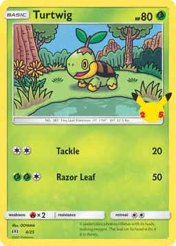 Turtwig 4 McDonald's Collection 2021
