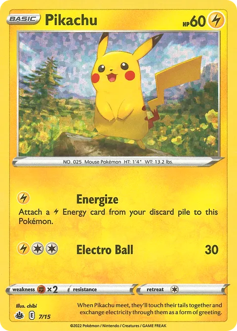 Pikachu 7/15
