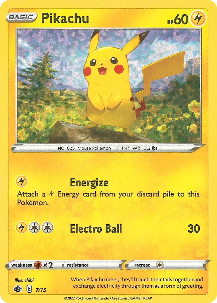 Pikachu 7/15 McDonald's Collection 2022