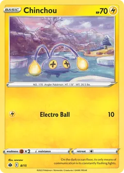 Chinchou 8 McDonald's Collection 2022