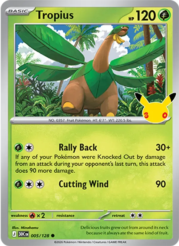 Tropius 005/128 Celebração de 30 Anos