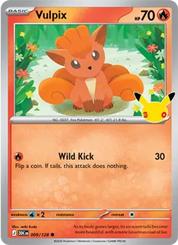 Vulpix 009 Celebração de 30 Anos