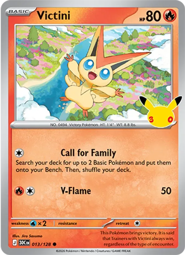 Victini 013/128 Celebração de 30 Anos