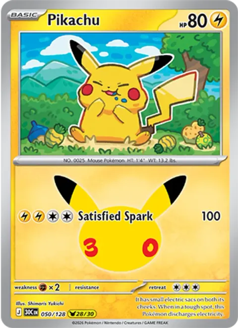 Pikachu 050/128