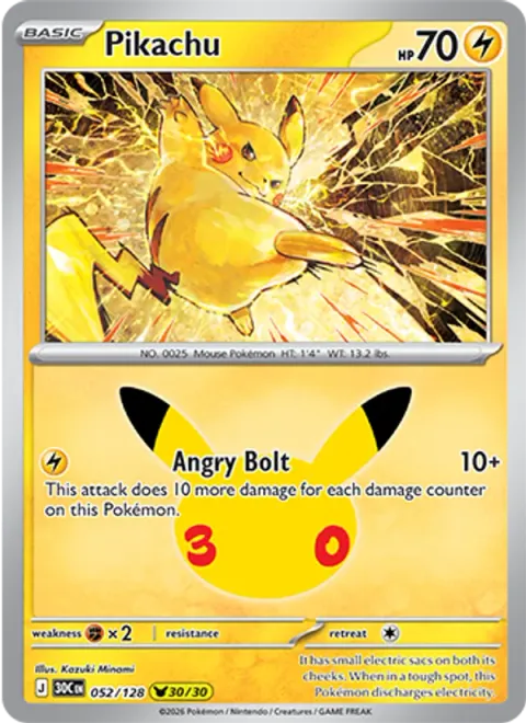 Pikachu 052/128