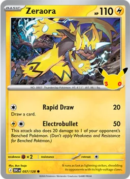 Zeraora 057 Celebração de 30 Anos