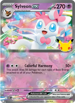 Sylveon ex 071 Celebração de 30 Anos