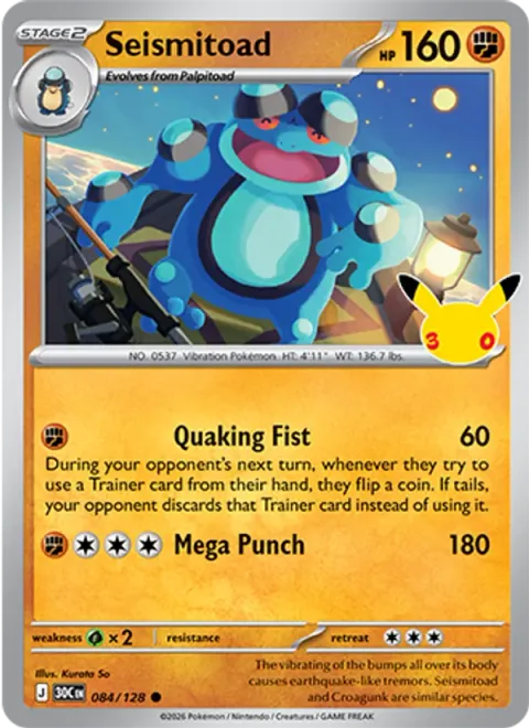 Seismitoad 084/128