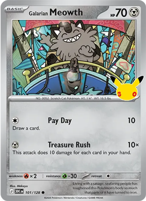 Galarian Meowth 101/128