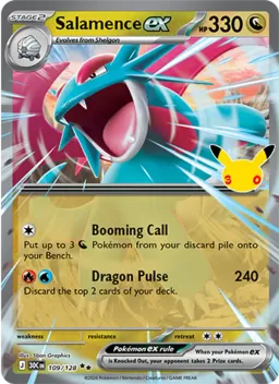 Salamence ex 109 Celebração de 30 Anos