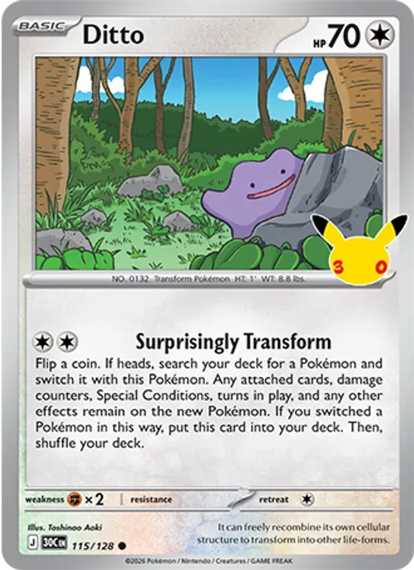Ditto 115/128 Celebração de 30 Anos