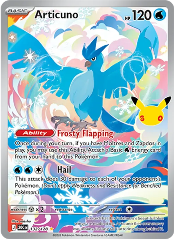 Articuno 132/128 Celebração de 30 Anos