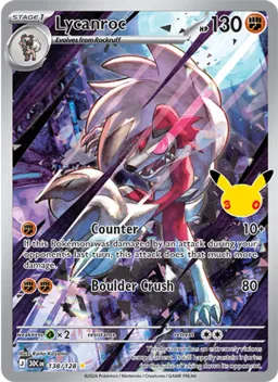 Lycanroc 138 Celebração de 30 Anos