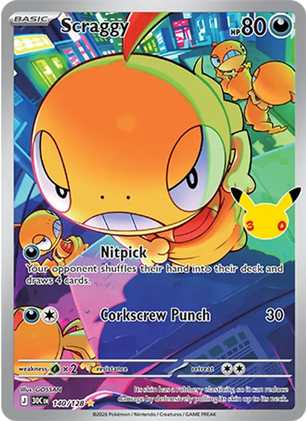 Scraggy 140/128 Celebração de 30 Anos