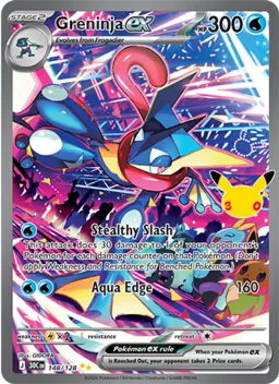 Greninja ex 148 Celebração de 30 Anos