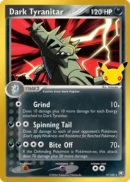 Darkrai & Cresselia LENDA 019 Coleção Clássica de 30 Anos