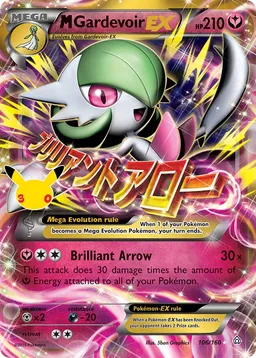 M Gardevoir EX 023 Coleção Clássica de 30 Anos