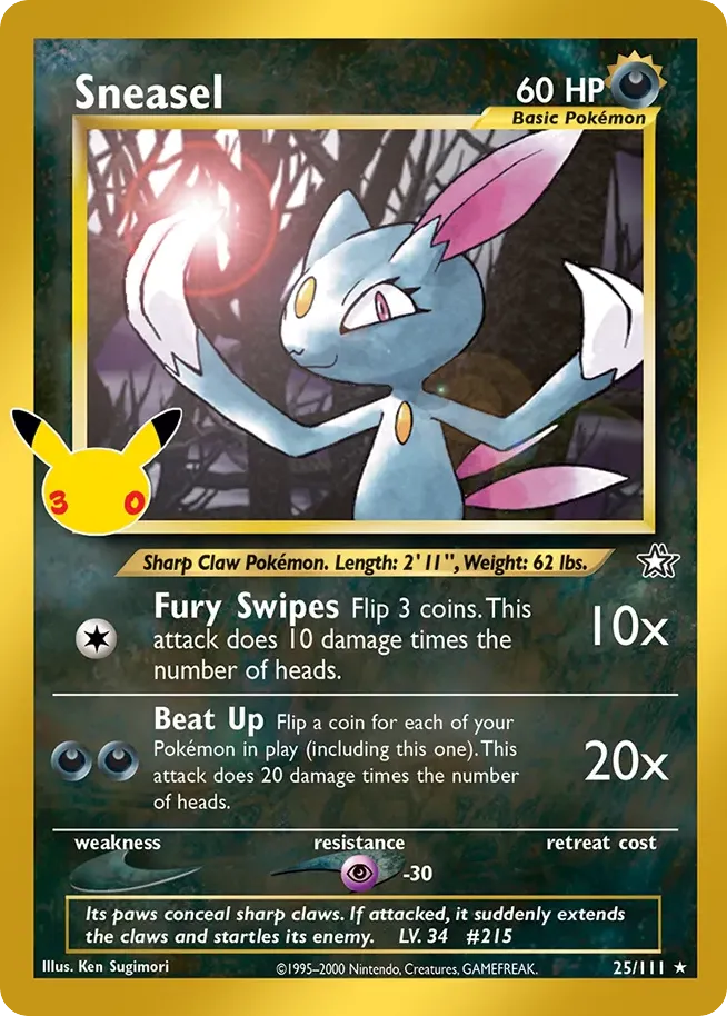 Scizor ex 025/0 Coleção Clássica de 30 Anos