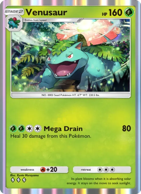 Venusaur 003/226 Dominação Genética