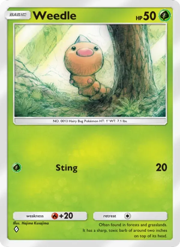 Weedle 008/226 Dominação Genética
