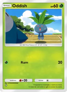 Oddish 011 Dominação Genética