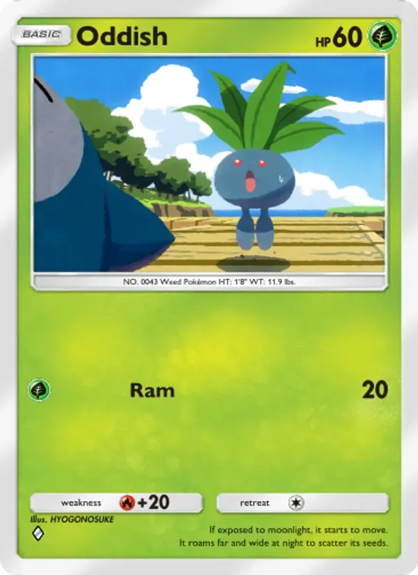Oddish 011/226 Dominação Genética