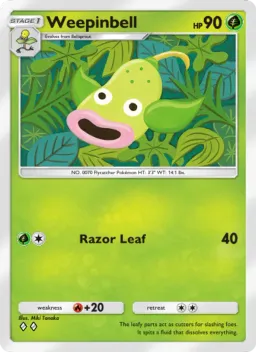 Weepinbell 019 Dominação Genética