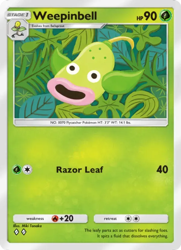 Weepinbell 019/226 Dominação Genética