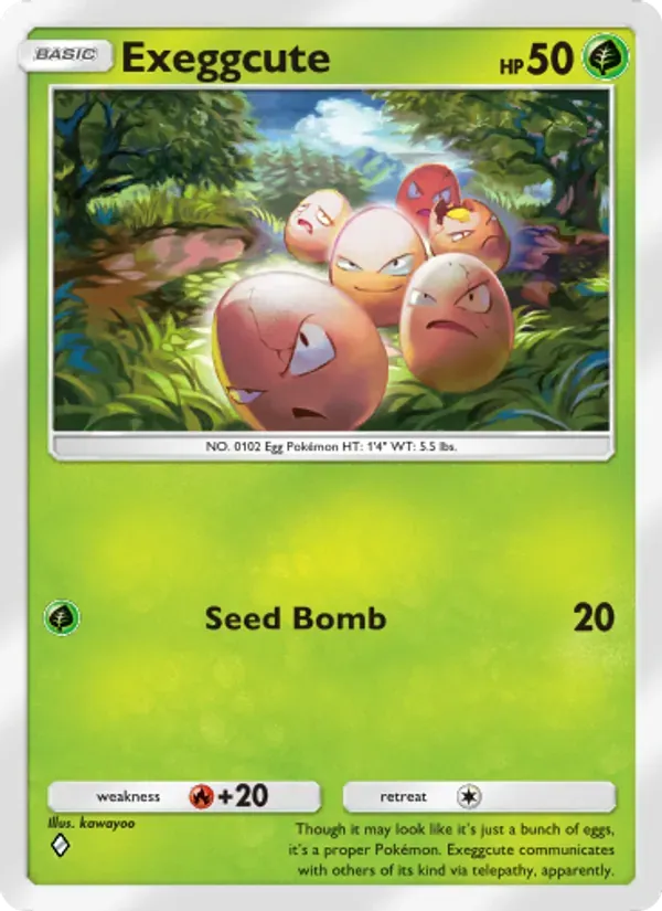 Exeggcute 021/226 Dominação Genética