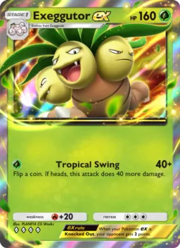 Exeggutor ex 023 Dominação Genética