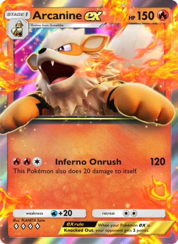 Arcanine ex 041/226 Dominação Genética