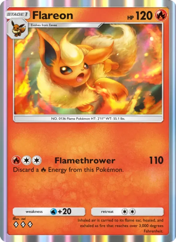 Flareon 045/226 Dominação Genética