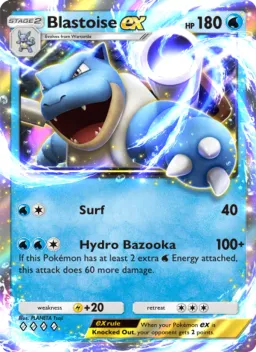 Blastoise ex 056 Dominação Genética