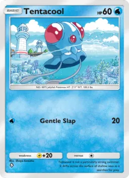 Tentacool 062 Dominação Genética