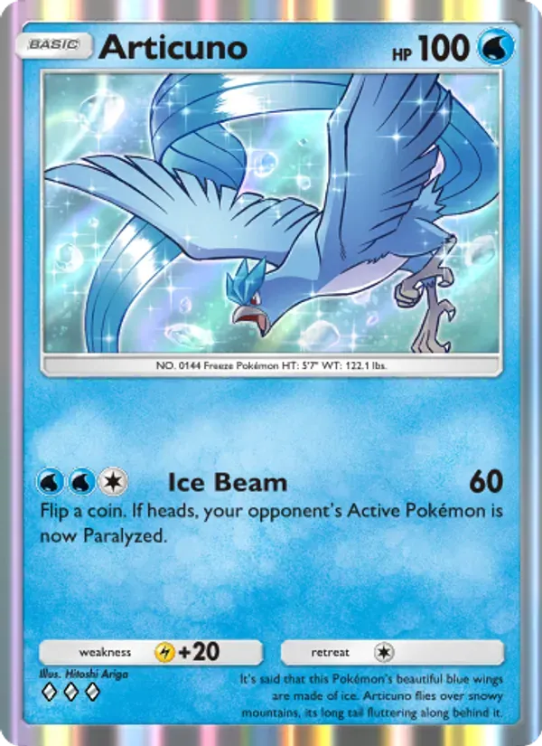 Articuno 083/226 Dominação Genética