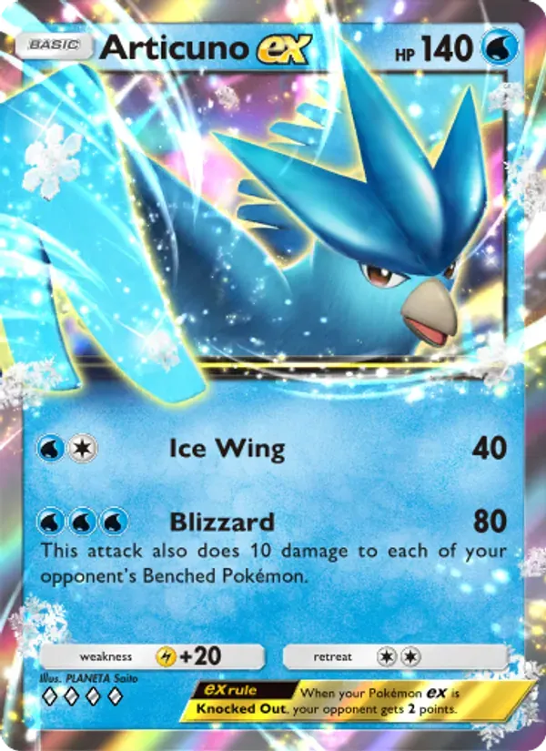 Articuno ex 084/226 Dominação Genética