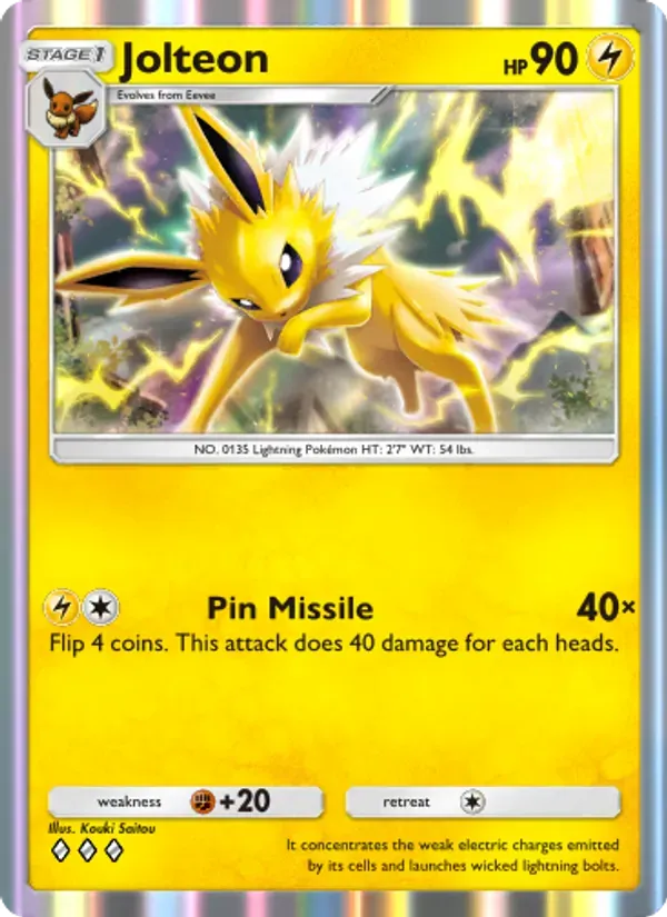 Jolteon 102/226 Dominação Genética